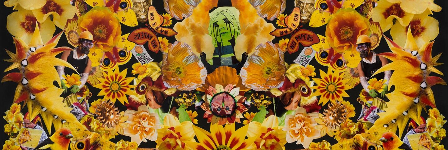 "Flourish 6" by Jemima Wyman, 2020, who exhibits at Commonwealth and Council. | Courtesy of Commonwealth and Council