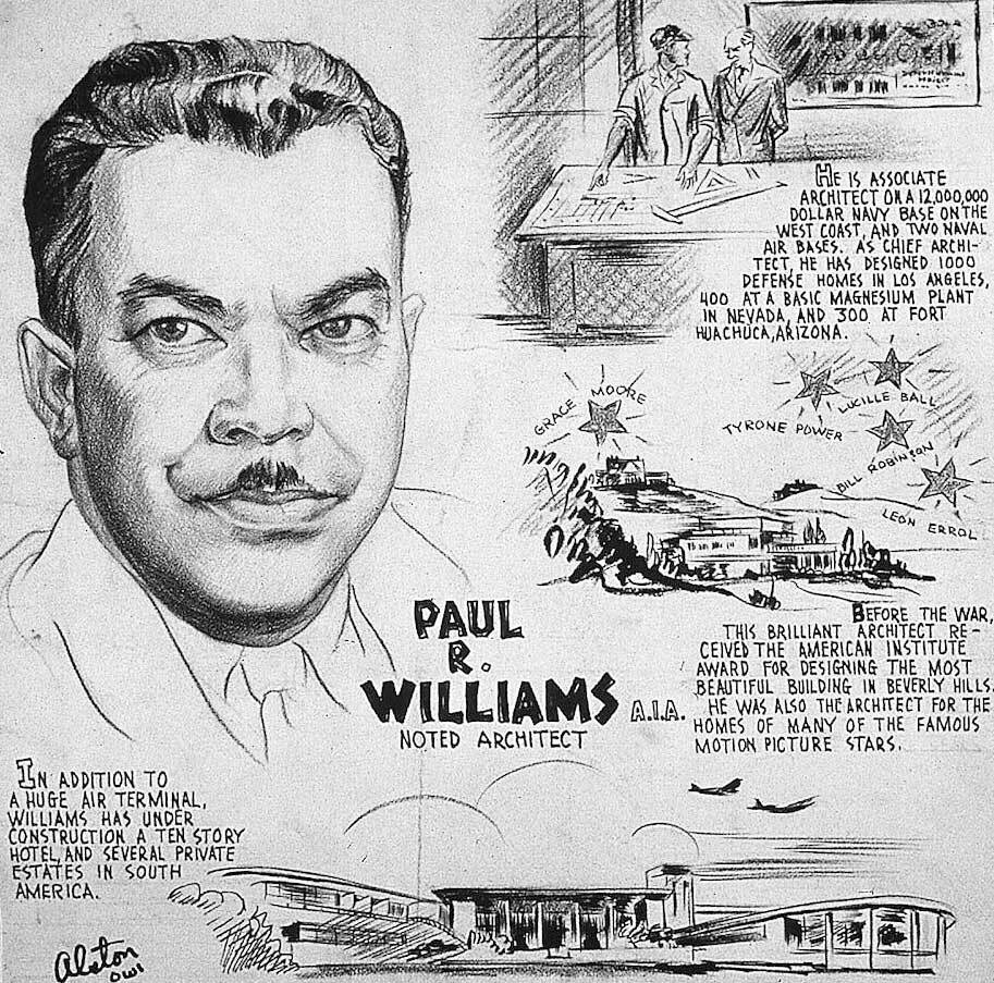 Charles Alston, “Paul R. Williams,” 1943. | National Archives