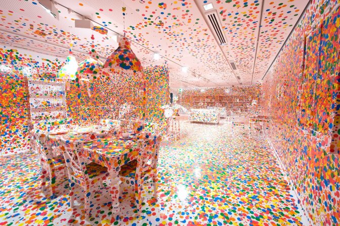 Yayoi Kusama, The Obliteration Room, 2002 to present | QAGOMA Photography. © Yayoi Kusama
