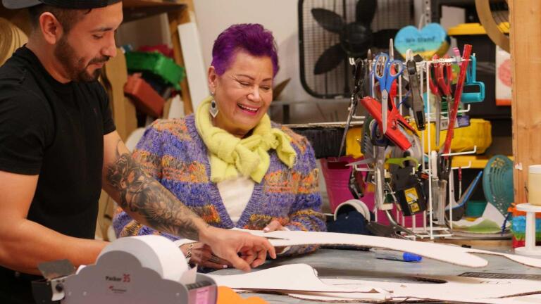 Piñata maker Lorena Robletto segment