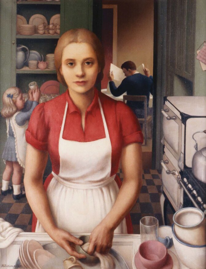 Ruth Miller Kempster, "Housewife," c.1935, oil on canvas
