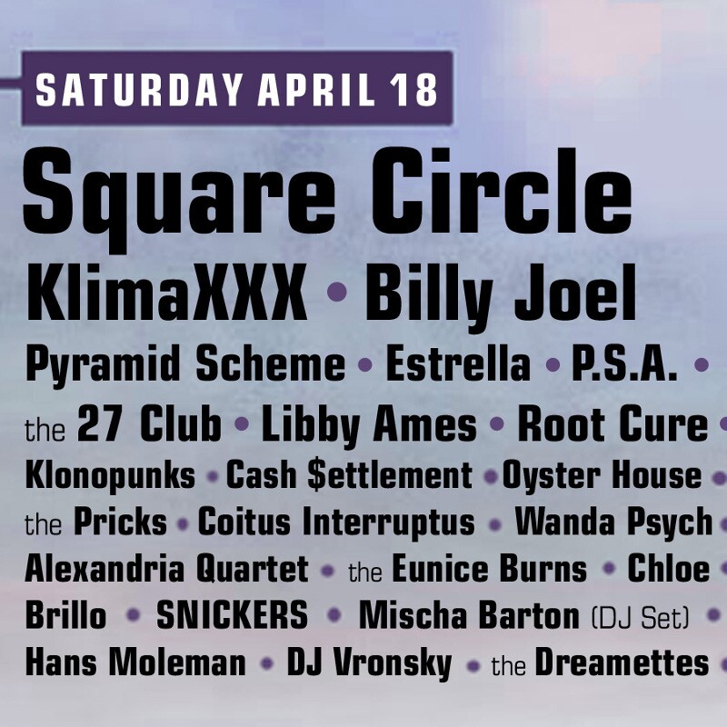 Square Circle band at Coachella