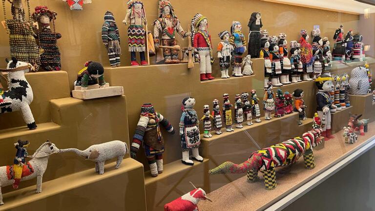 Alexander Girard's miniature folk art collection segment