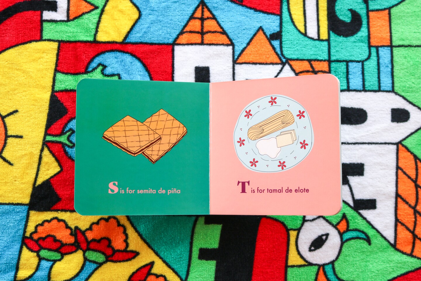 pages of book "ABCs of El Salvador" by Maggie Carranza
