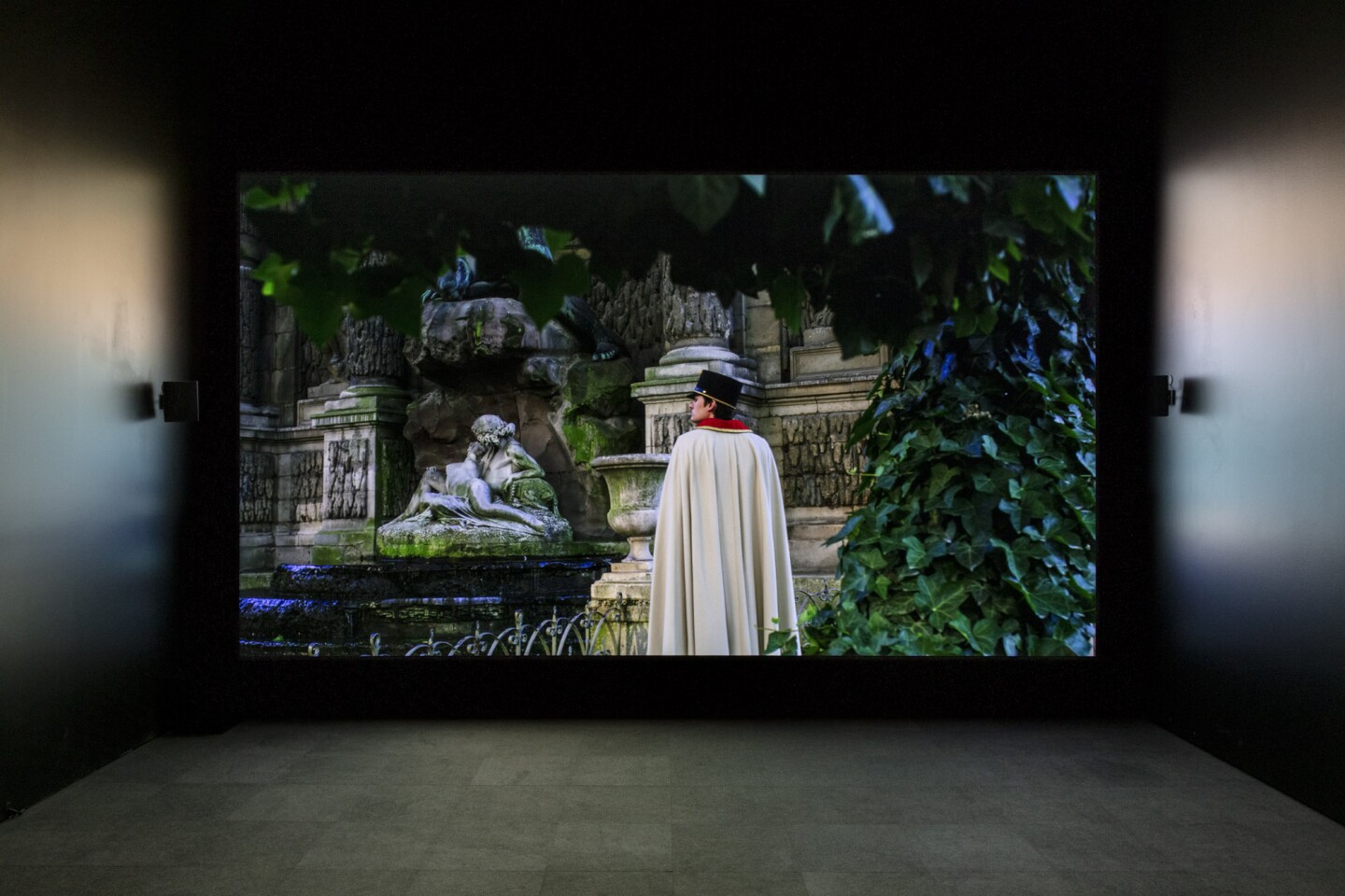 An installation view of Mathias Poledna's work at "Made in L.A. 2020: a version." at Hammer Museum, Los Angeles. | Joshua White / JWPictures.com.