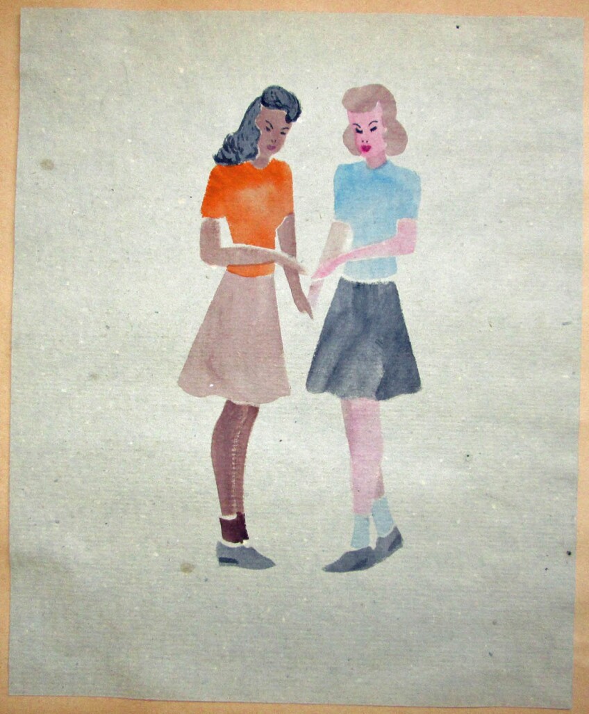 Poston girls | Courtesy of Bill Bell
