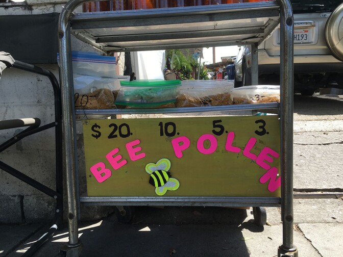 Bee Pollen Sign | Oliver Wang