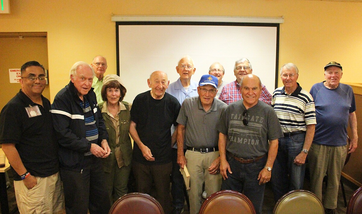 The group at the Home Town Buffet luncheon. | Jean Trinh