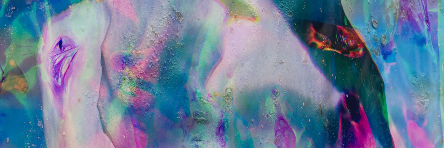 Matthew Brandt, “Vatnajökull MYC8,” detail | Photo: Ed Mumford, Courtesy the artist and M+B, Los Angeles