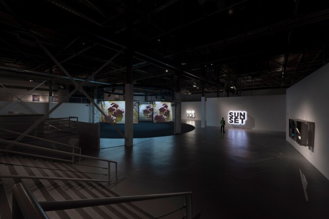 Doug Aitken, "Electric Earth" at MOCA. | Photo: Joshua White