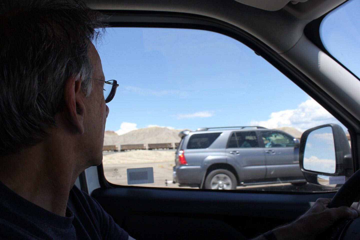 Caravello’s father, on a road trip from Chicago to Los Angeles. | Courtesy Jenna Caravello