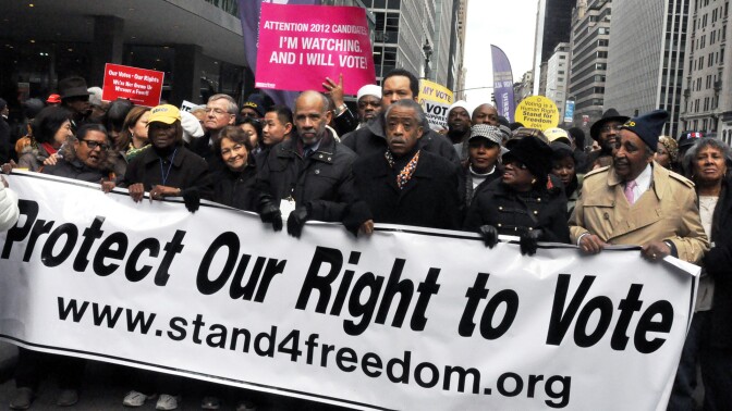 Voting Rights Protest, NYC