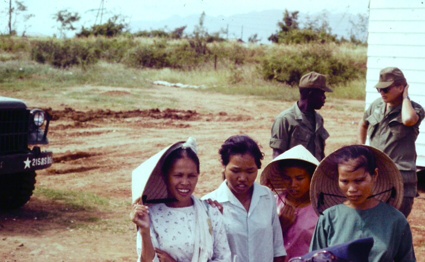 Housekeepers on Phan Rang airbase