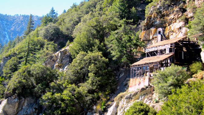 big horn mine on mountain side