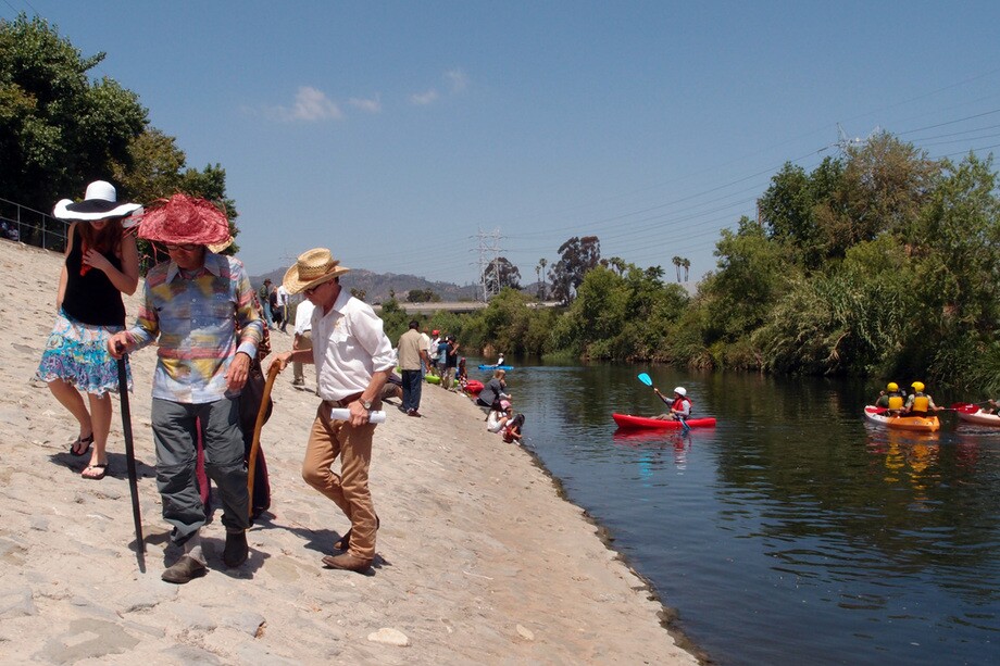 L.A. River is open for recreation between Fletcher Drive and San Fernando Road, from Memorial Day to Labor Day