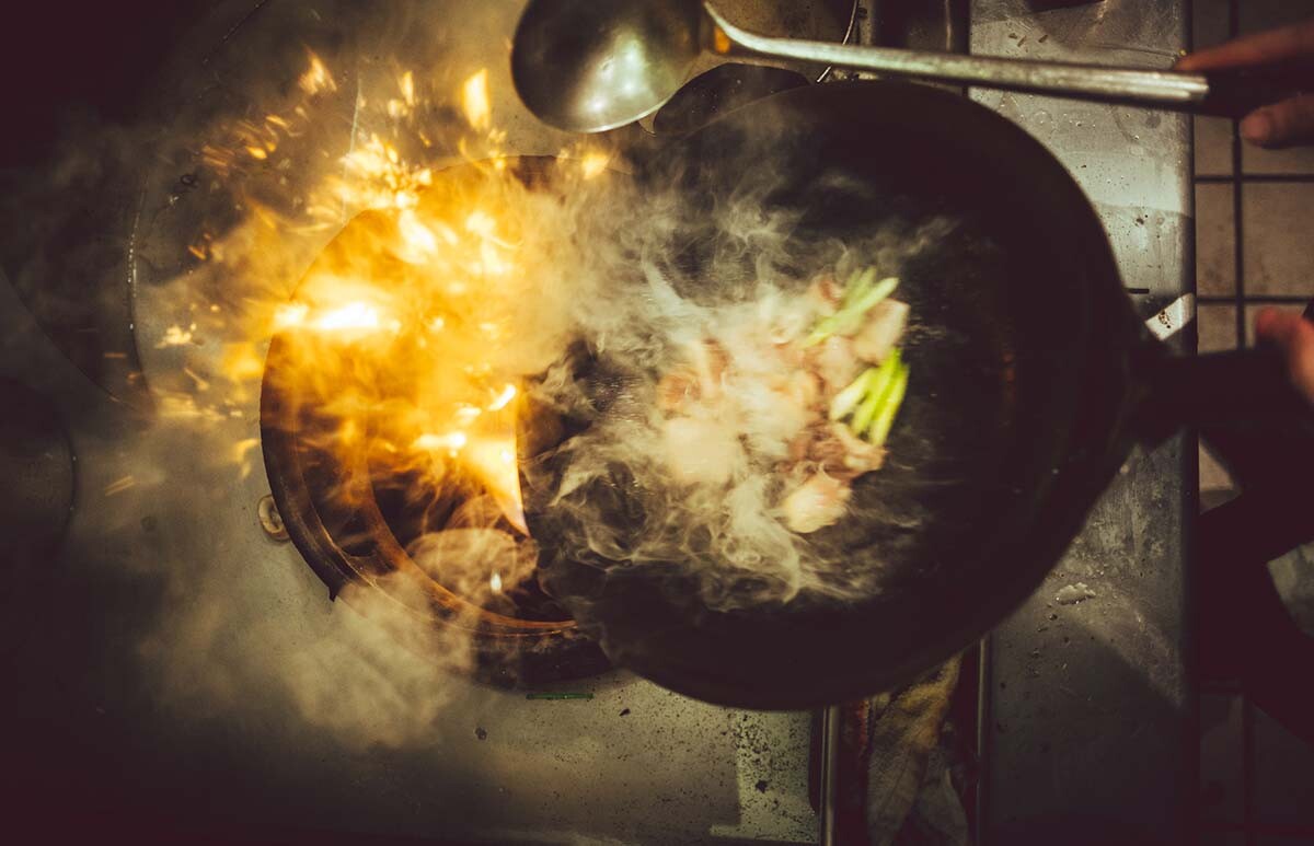 Frank's Wok at Mister Jiu's | Courtesy of Mister Jiu's