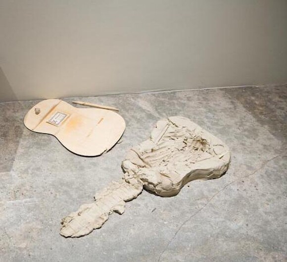 First There Was Mud Man (performance residue) archival pigment photograph | Eamon Ore-Giron, 2008.