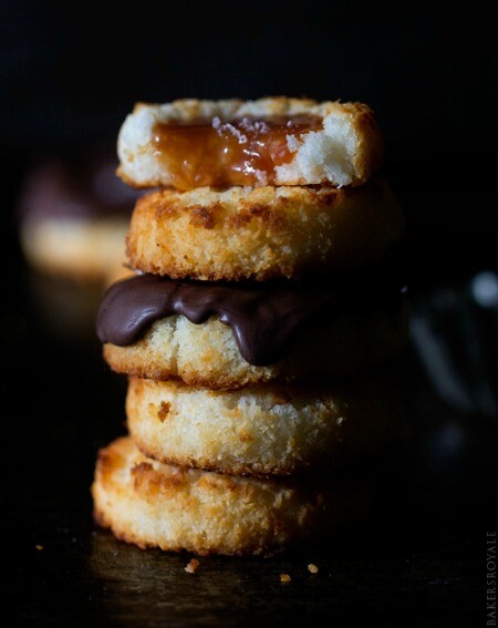 Salted-Caramel-Macaroon-Thumbprints