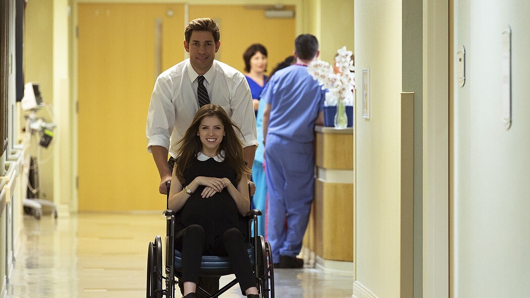 John Krasinski and Anna Kendrick in "The Hollars."