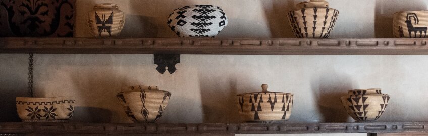 Timbisha Shoshone baskets at Scotty's Castle