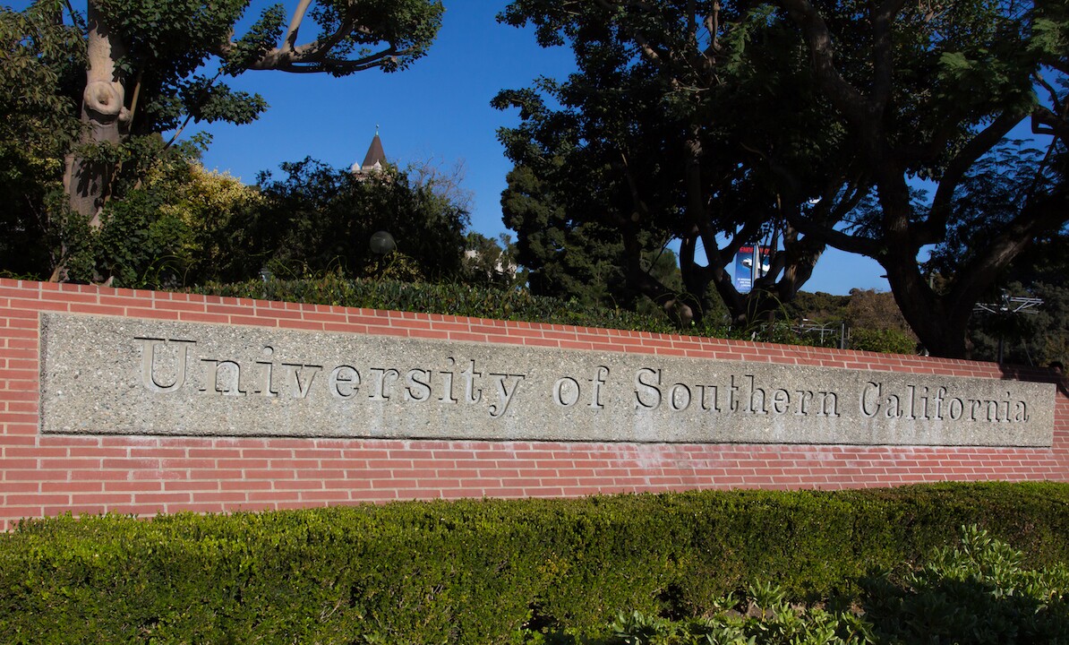 USC Campus Sign