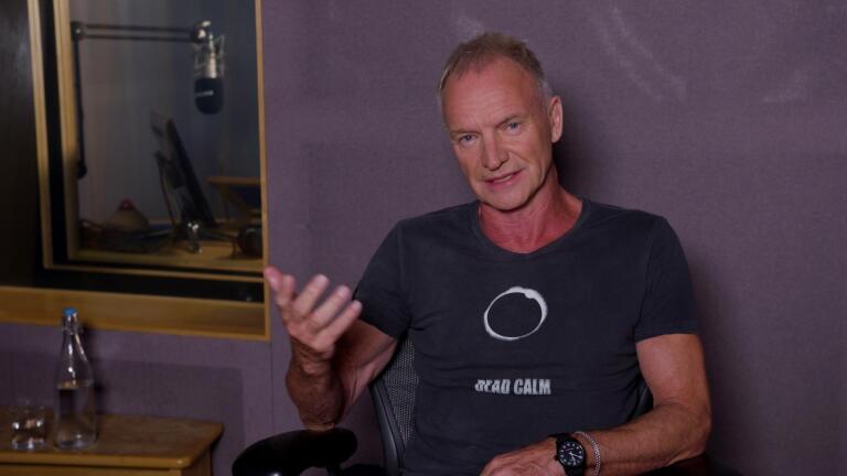 Sting on "Message In A Bottle"