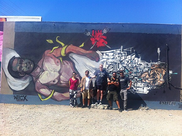 Pictured left to right: Kristy Sandoval, Wicx, Walter Meyer, Esk Reyn, Levi Ponce.