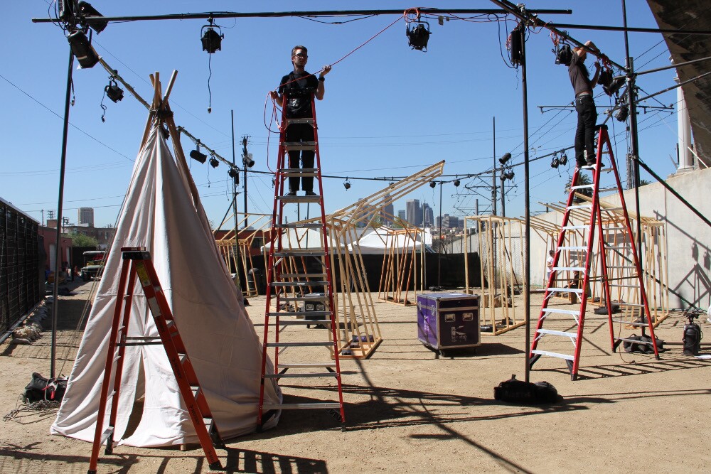 Cornerstone Theater, "Urban Rez" set