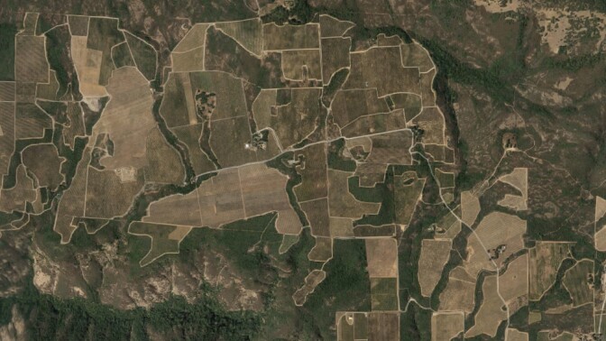 Aerial of upper Soda Canyon Road | Image: Google Maps