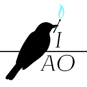 A logo for The Institute of Art & Olfaction, Saskia Wilson-Brown's newly-launched organization.