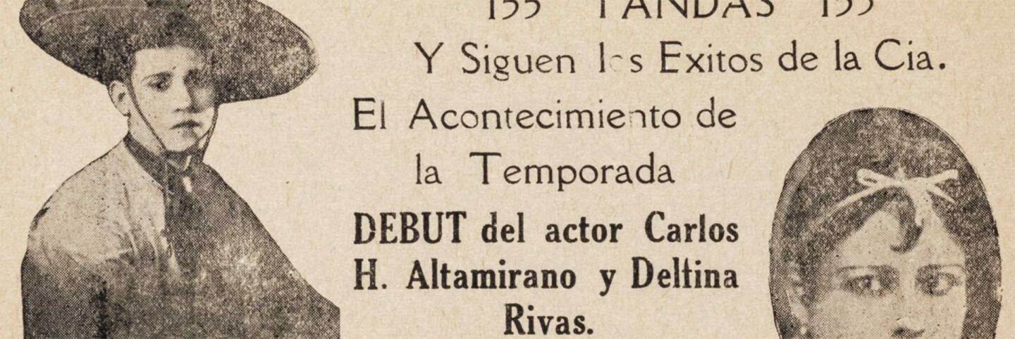 Broadside for Teatro Principal, Los Angeles, printed at Jalisco Print Shop, Boyle Heights, 1929 January 09. | University of Southern California Libraries, Workman and Temple Family Homestead Museum Collection, 1830-1930