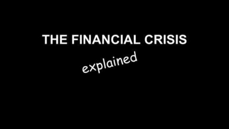 The Financial Crisis Is Like... Sangria?