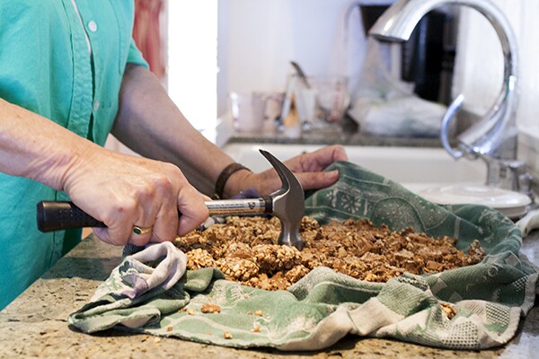 Pounding Almond Toffee Candy