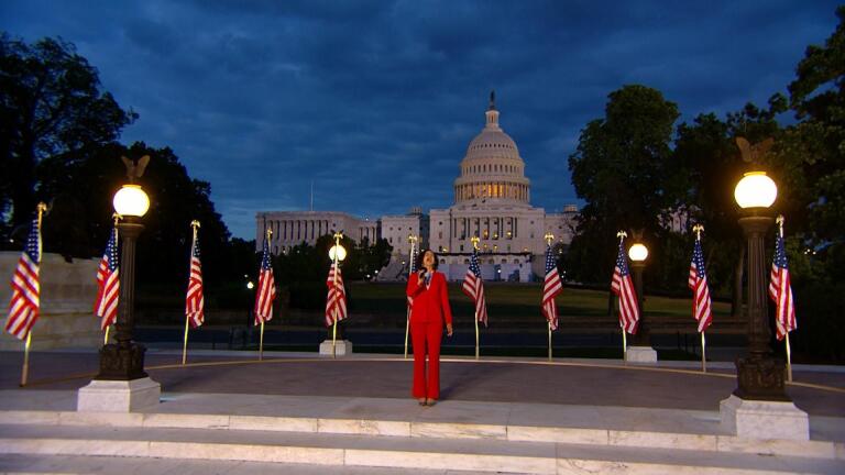 Mandy Gonzalez Performs the National Anthem
