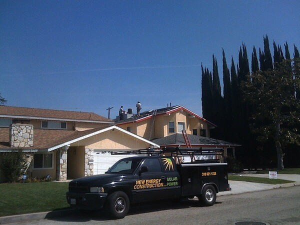 Rooftop installation in Los Angeles