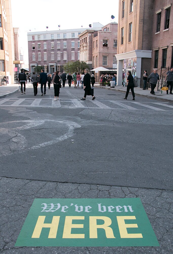 A complement to “HOMMES, HOMES, HOMES” (2019) by Gabriela Sanchez at the Paramount Studios backlot. | Carren Jao