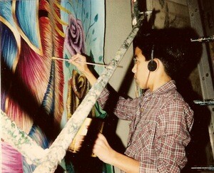 Vincent Valdez at age 9.
