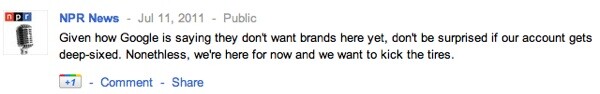 NPR News, like many other brands, decided to nonetheless take a risk