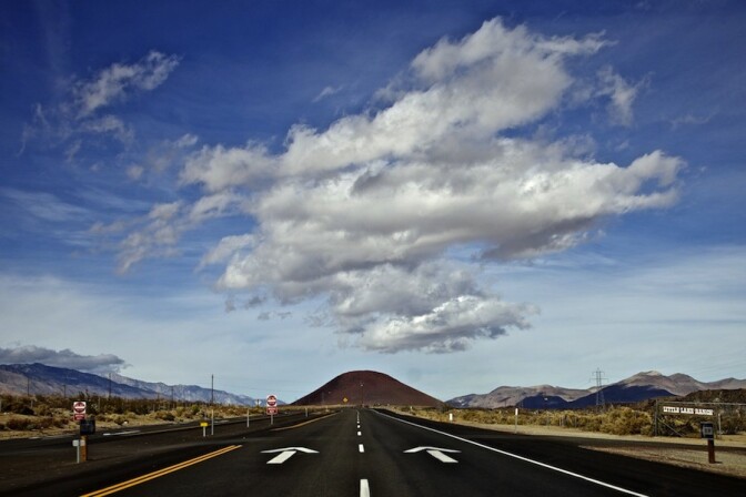 Great Cloud Over Red Hill - Fossil Falls, CA - 2012
