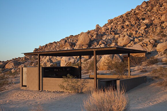 Wagon Station encampment kitchen, 2012 | Courtesy of Andrea Zittel