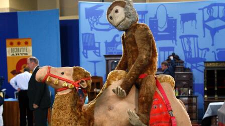 Appraisal: Steiff Camel & Monkey, ca. 1908