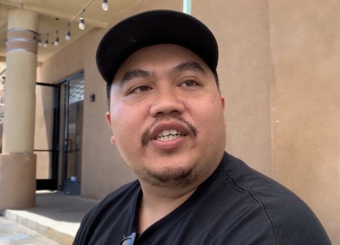 Tony Dang is a founding member of Seniors Fight Back and a tattoo artist in Santa Ana.