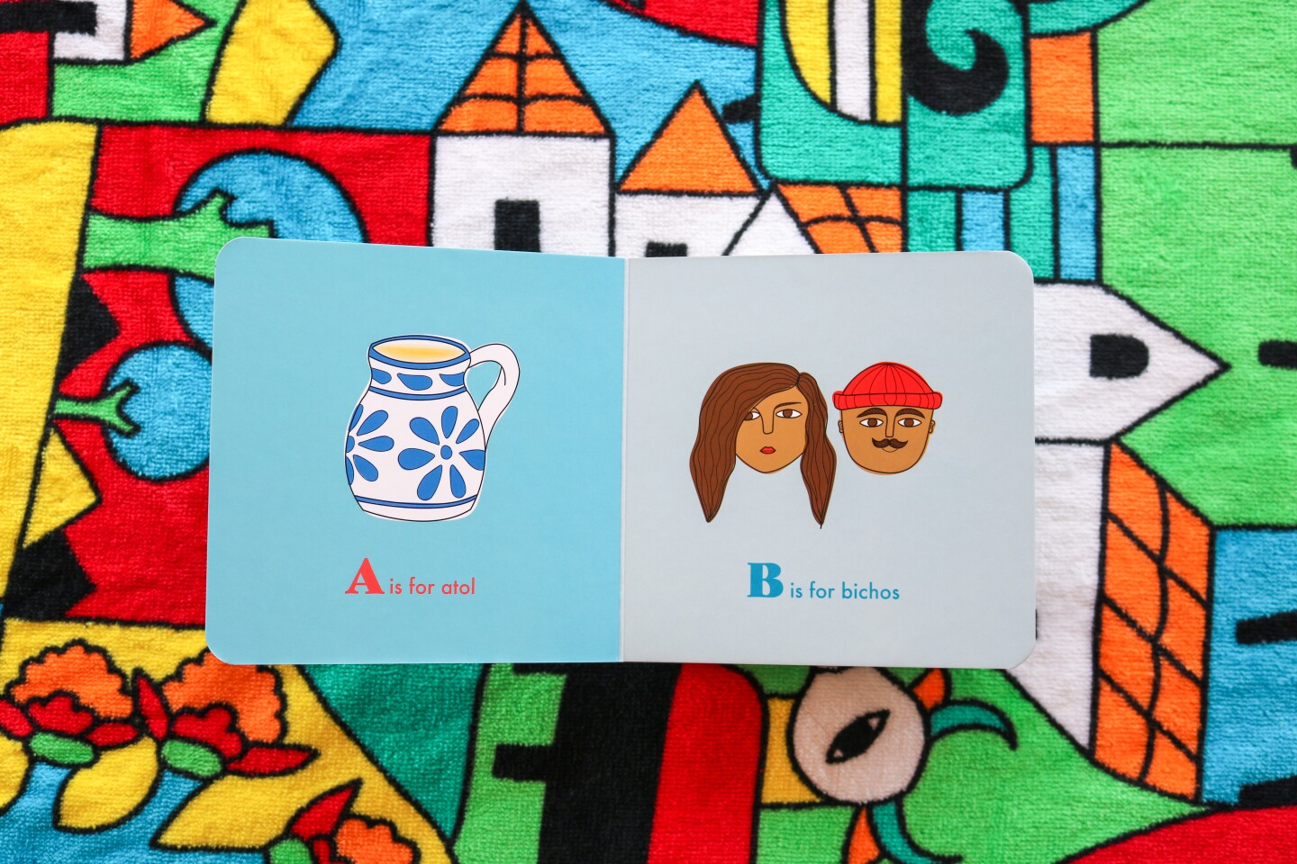pages of book "ABCs of El Salvador" by Maggie Carranza