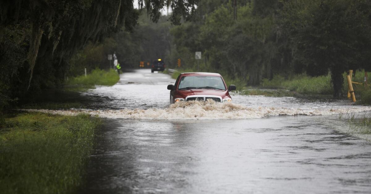 Tropical Storm Debby dumps torrential rains on Southeast