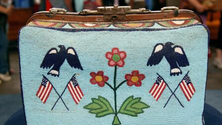 Appraisal: Claymore Beaded Bag, ca. 1895
