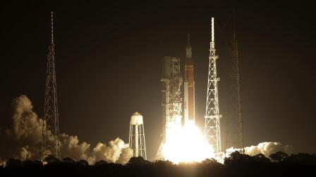 NASA's Artemis rocket lifts off for mission to the moon