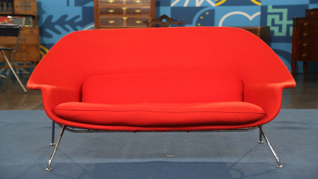 Appraisal: Saarinen Womb Settee, ca. 1948