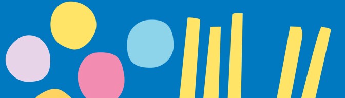 Family Math sorting splash image with colorful circles and lines