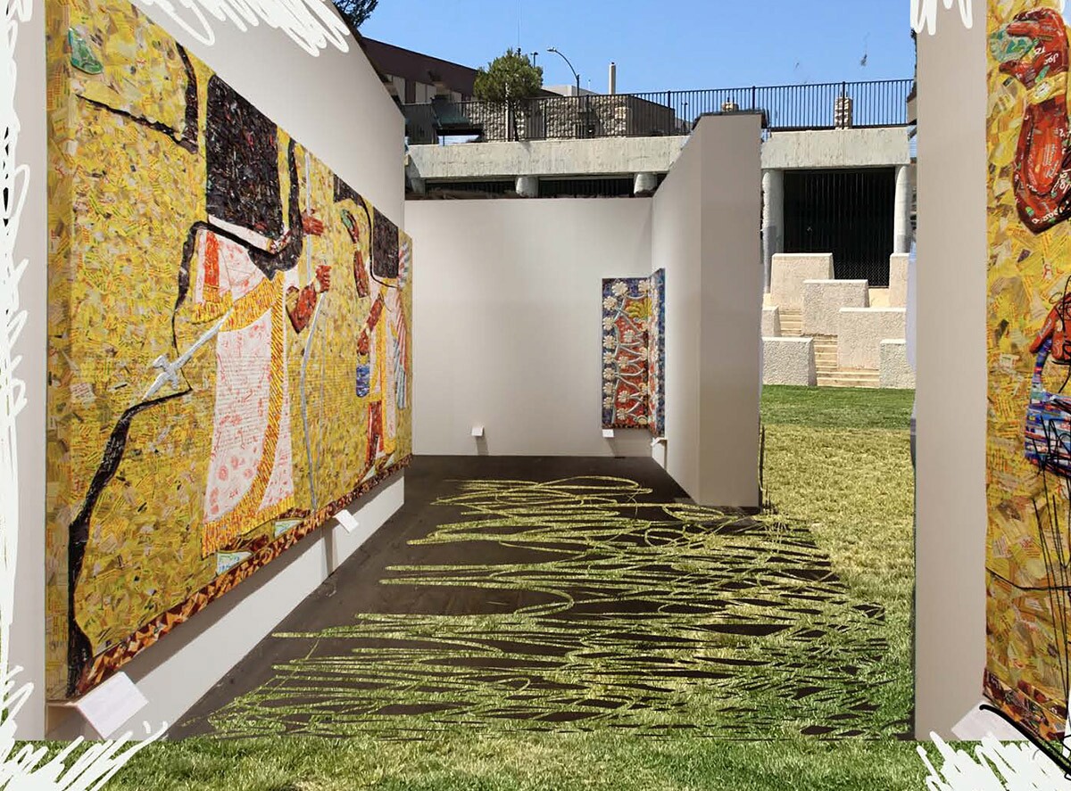 Michael Rakowitz will recreate a room from the Northwest Palace of Nimrud. | Courtesy of Current: L.A. Food