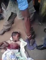 Victim shot down during protests